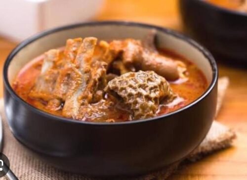 Assorted meat & fish light soup